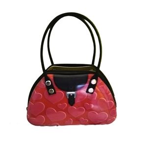 Red Heart Tin Handbag (cross posted)
